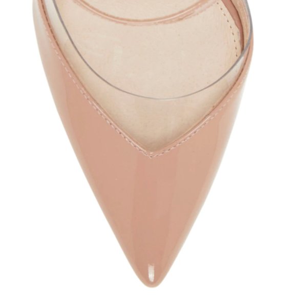 NIB LOUISE ET CIE Rose Petal Patent Leather Mule - Picture 8 of 8